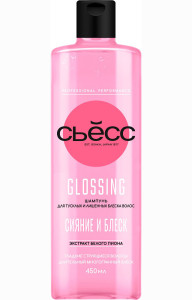 Шампунь для волос СЬĔСС Glossing Многогранное сияние для тусклых и лишенных блеска волос 500 мл