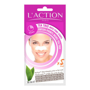 Полоски для очищения пор носа L'Action Tea Tree с экстрактом чайного дерева 5шт