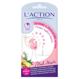 Маска для лица L'Action Refining & Exfoliating Face Mask разглаживающая и отшелушивающая 15г