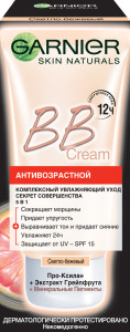 Garnier BB крем "Секрет совершенства", антивозрастной, SPF 15, светло-бежевый, 50 мл - 1