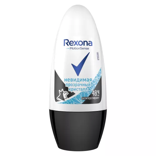 Дезодорант-антиперспирант шариковый Rexona Прозрачный кристалл Невидимый 50 мл – 2