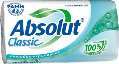 Мыло туалетное Absolut Classic освежающее 90 гр