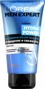 L'Oreal Paris Men Expert Ежедневный гель для умывания "Hydra Power" " очищающий, освежающий, 150 мл - 1