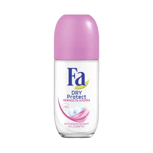 Дезодорант шариковый Fa Dry Protect Нежность хлопка 50мл – 1