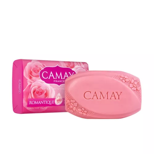 CAMAY Романтик твердое мыло с ароматом французской розы 85 гр – 2