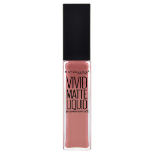 Жидкая помада для губ Maybelline New York Vivid Matte оттенок 50 Трепетный бежевый 7.7 мл - 1