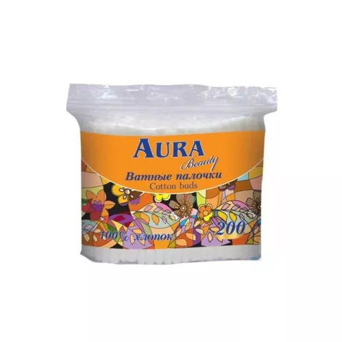 Ватные палочки Aura Beauty пакет 200 шт – 1