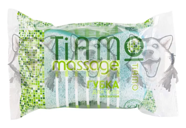Губка для тела Tiamo Massage Natura Комфорт поролон – 1