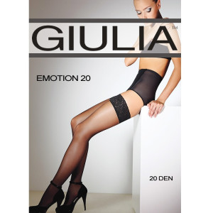 Чулки  Giulia Emotion 20den 3/4 Nero