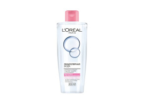 Мицеллярная вода L`Oreal Paris для снятия макияжа для сухой и чувствительной кожи гипоаллергенно 200 мл