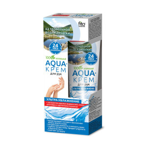 Крем- aqua для рук Народные Рецепты Ультра-увлажнение на Термальной Воде Камчатки 45мл