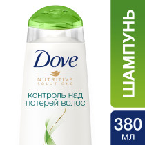 Шампунь для волос Dove Nutritive solutions Контроль над потерей волос без парабенов 380 мл