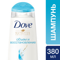 Шампунь для волос Dove Nutritive solutions Объем и восстановление 380 мл