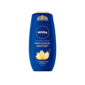 Гель-уход для душа Nivea Жемчужины Масел Золотой Лотос 250мл