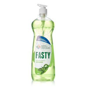 Гель для мытья посуды Fasty Чайное дерево с дозатором 1л