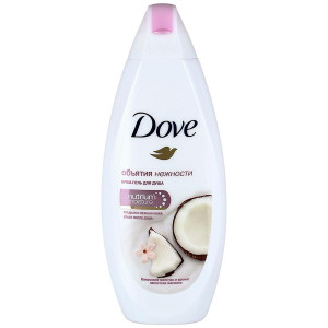 Dove крем-гель для душа Объятия нежности Кокосовое молочко и лепестки жасмина 250 мл - 1