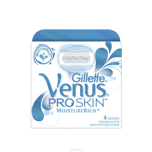 GILLETTE Venus Proskin Сменные Кассеты 4 шт