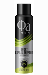 Дезодорант-антиперспирант спрей Фа Sport взрыв энергии 150 мл