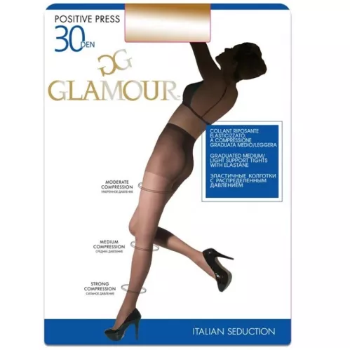 Колготки Glamour Positive Press 30 Den цвет Glace размер 5 – 1