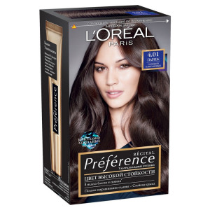 L'Oreal Paris Стойкая краска для волос "Preference", оттенок 4.01, Париж - 1