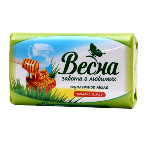 Мыло туалетное Весна Молоко и мед 90 г