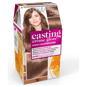 L'Oreal Paris Стойкая краска-уход для волос "Casting Creme Gloss" без аммиака, оттенок 780, Ореховый Мокко - 1