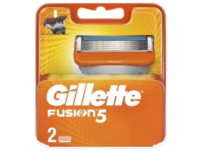 Сменные кассеты Gillette Fusion5 с 5 лезвиями c точным триммером для труднодоступных мест 2 шт – 10