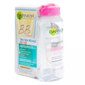 GARNIER Промо Крем ВВ Active нат.-беж + Мицелярная