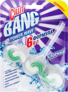 Туалетный блок Cillit Bang Хлорный Power Wave 39 гр