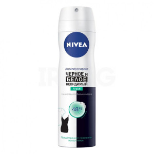 Дезодорант спрей Nivea Fresh Невидимая защита для черного и белого