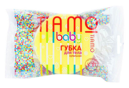 Губка для тела Tiamo Baby Сказка поролон