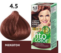Краска для волос FitoColor стойкая крем-краска тон 4.5 махагон 115 мл