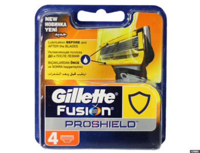 GILLETTE Fusion ProShield Смен. кассеты 4шт
