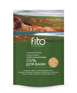 Соль для ванны Народные рецепты Озера баскунчак антицеллюлитная моделирующая 500 гр