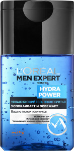 L'Oreal Paris Men Expert Увлажняющий гель после бритья "Hydra Power" успокаивающий, освежающий, 125 мл - 1
