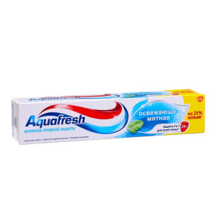 AQUAFRESH З/паста Освежающая мятная 125 мл