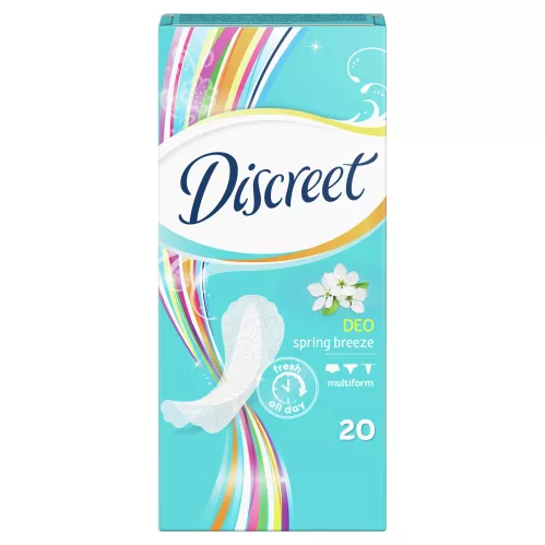 Прокладки ежедневные Discreet Deo Trio Весенний Бриз 20 шт – 1