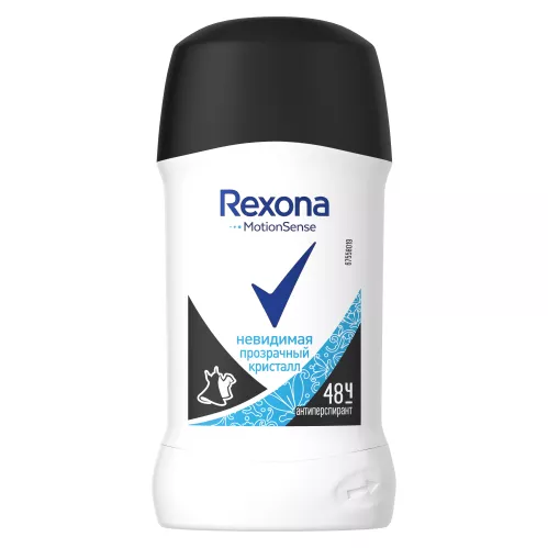 Дезодорант-антиперспирант стик Rexona Прозрачный кристалл Невидимый 40 мл – 1