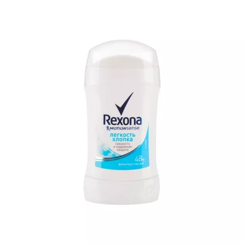 Дезодорант-антиперспирант стик Rexona Легкость хлопка 40 мл – 1