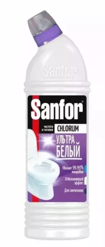 Чистящее средство Sanfor Chlorum гель для сантехники 750 мл – 1