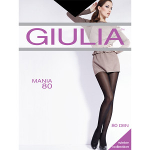 GIULIA Mania 80den 3 Nero (микрофибра)