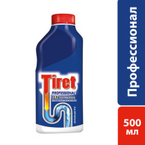Чистящее средство Tiret Professional для устранения и профилактики засоров 500 мл