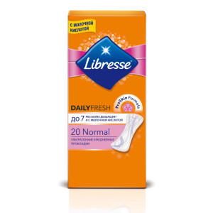 Прокладки ежедневные Libresse Daily Fresh Normal 20шт