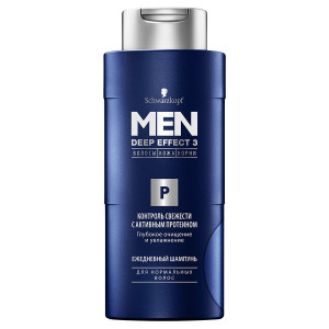 MEN DEEP EFFECT 3 Шампунь Контроль Свежести 250 мл