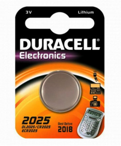 Батарейка Duracell Specialty литиевая тип 2025 напряжение: 3V 1 шт
