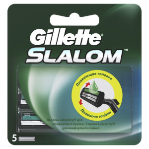 Сменные кассеты Gillette Slalom 5 шт