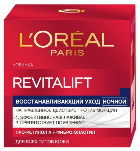 L'Oreal Paris Ночной антивозрастной крем "Ревиталифт" для лица, 50 мл - 1