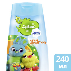 Happy Moments Дракоша детский шампунь С ароматом земляники 240 мл - 1