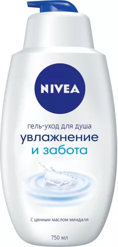 Гель-уход для душа Nivea Увлажнение и Забота 750 мл – 1