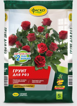 Грунт для растений Фаско Цветочное счастье для Роз 5 л